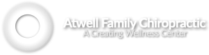 Atwell Family Chiropractic A Creating Wellness Center Logo White Version