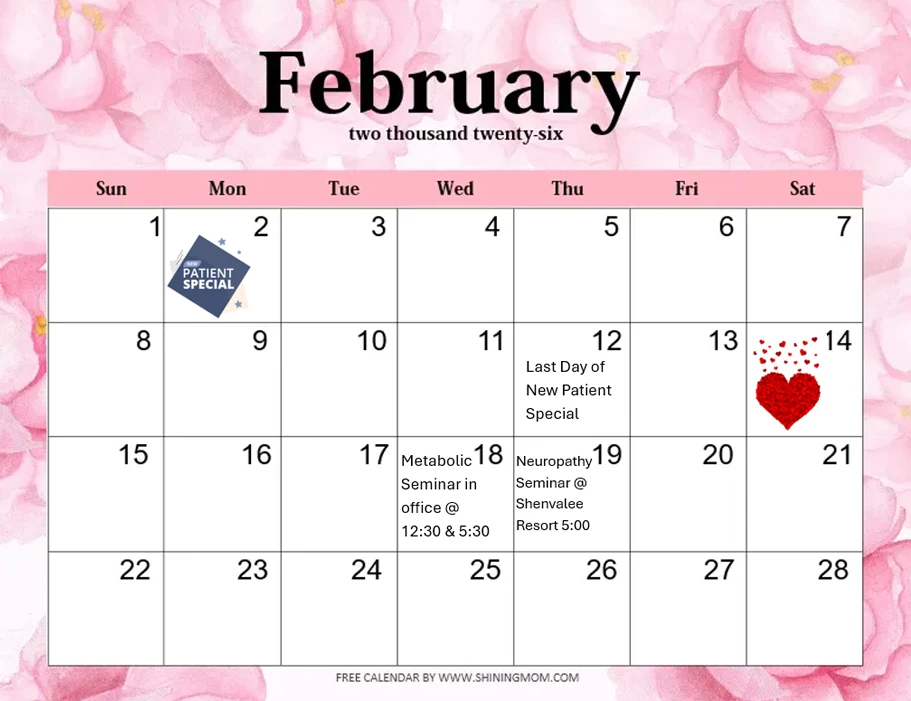February Calendar for 2026